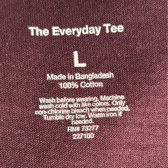 Sonoma Women's Long Sleeve V-Neck Tee Size L - Picture 4 of 6